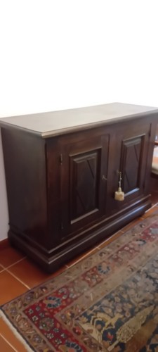 Antique poplar sideboard - antique,