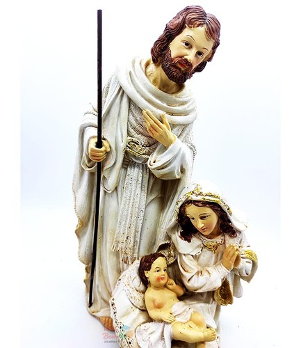 Natività resina bianca - natività, in