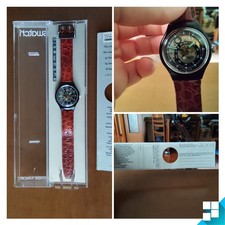 Swatch Automatic SAB102 Black Circles - 1993
