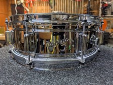 Rogers Powertone Crome Over Brass 5x14 Fullerton epoca rullante