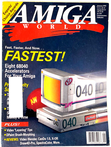 Amiga world january 1992 - amiga,