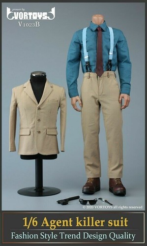 Vortoys uomo agente killer - 1:6,