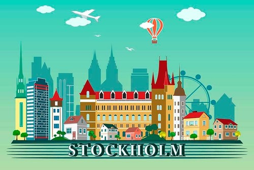 Poster locandina stoccolma - poster,