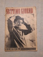 SETTIMO GIORNO SETTIMANALE DI