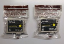 2 x Epson T0454 originale