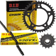 Kit catena anello did - did, 520vx3