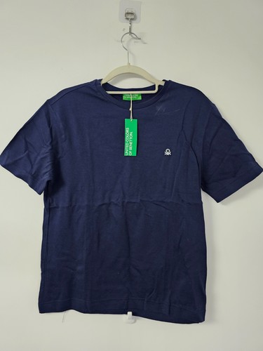 Shirt benetton donna blu - t-shirt,
