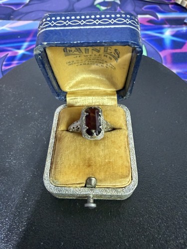 Anello antico art decò oro - decò,
