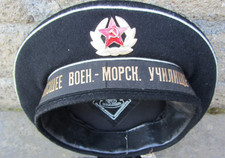 ORIGINALE BERRETTO MILITARE SOVIETICO RUSSO  DI MARINA MILITARE   MISURA 56-58