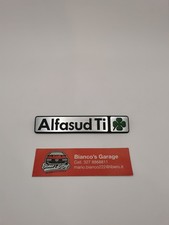Scritta Alfa Romeo Alfasud Ti