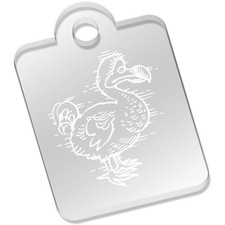 'Dodo' Laser-Engraved Clear