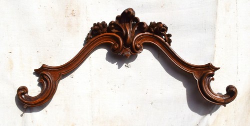 Cimasa legno noce cornice - ,