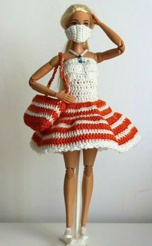 Vestito per barbie - , fatto