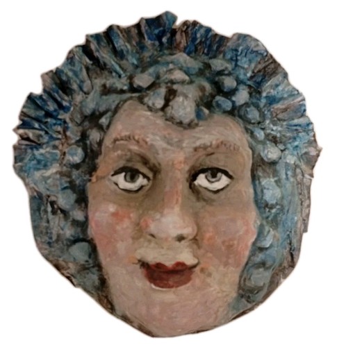 Maschera bacco artigianale - bacco,