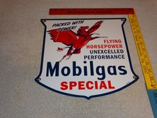 INSEGNA VINTAGE 1947 MOBILGAS