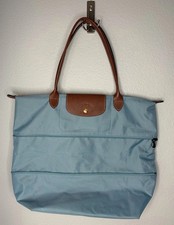 Longchamp Le Pliage Borsone Espandibile Blu Condizione 8/10
