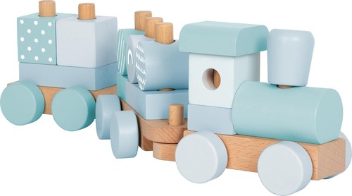 Treno legno blu per - in, blu,
