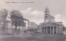 Biella - Mosso Santa Maria - Piazza Umberto I - fp vg