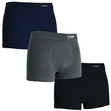 PACK DA 3 O 6 BOXER DA UOMO POMPEA IN MICROFIBRA ELASTICA E COLORI ASSORTITI