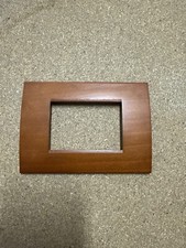 Bticino Living Light LNA4803LCA placca 3 moduli legno massello