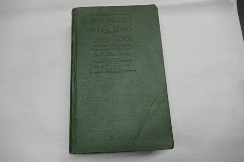 Antique book automobile green - automobile,