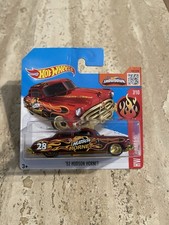 Hot Wheels 52 Hudson Hornet Super Treasure Hunt Short Card 2016