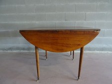 Tavolo a bandelle allungabile in mogano Luigi Filippo 1860 Piemonte