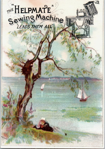 Victorian trade card - card, 1880s