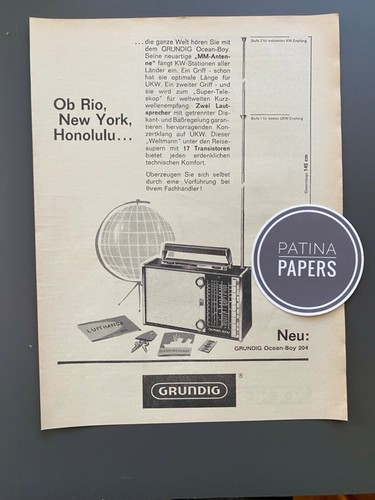 1963 grundig ocean boy 204 - grundig, ocean-boy
