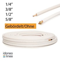 Tubo refrigerante tubo rame 1/4" 3/8" 1/2" 5/8" dado di bloccaggio 1-25m singolo