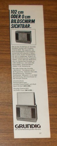 Rara pubblicità grundig - rara,