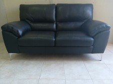 DIVANO 2 POSTI IN VERA  PELLE  