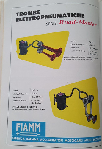Trombe fiamm auto ricambi - fiamm,