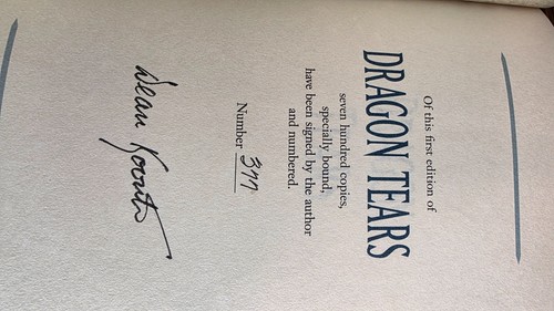 Dean koontz dragon tears - dean,