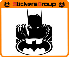 COPPIA ADESIVI BATMAN LOGO PER