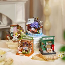Rolife Mini Casa delle Bambole in Legno Fai da Te con Mobili Miniatura Casa Multicolore