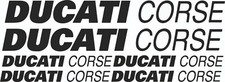 Kit Adesivi 6 pezzi DUCATI CORSE stickers disponibili vari colori per moto