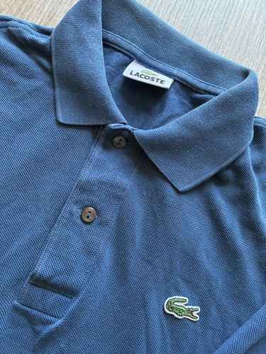 Polo lacoste blu maniche - polo,