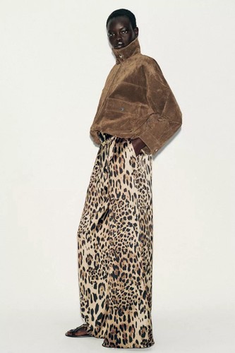 Zara pantalone raso - zara, gamba