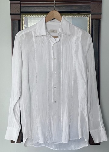 Camicia plissettata 100 - %, lino