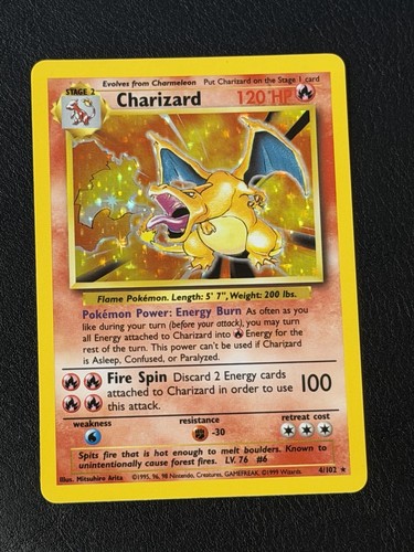 Pokémon tcg charizard - charizard, 1996