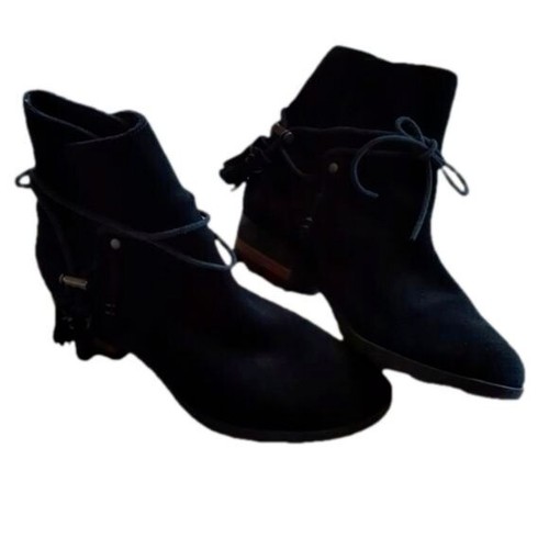 Stivale corto sorel farah nero - corto,