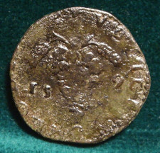 NAPOLI FILIPPO II TORNESE 1579 SIGLE " GR " ESTRAMAMENTE RARO R 4