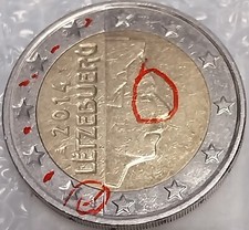 ART. 025   RARA  DA  2  EURO,   DEL  2014 - LETZEBUERG  ER.  DI CONIO