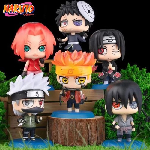 Naruto set 6pz action - set, figure
