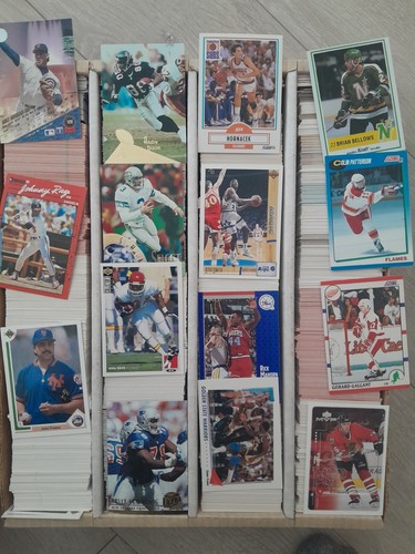 Huge mixed sports card lot - mixed,