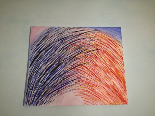 Quadro moderno dipinto mano - moderno,