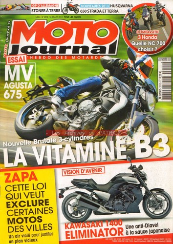Moto journal 2010 yamaha - yamaha, vmax