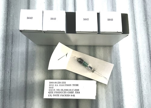 Sylvania 5642 tubes - sylvania,