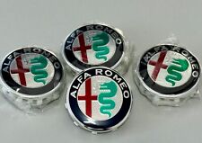Alfa Romeo Nuovi 50539932 Giulia Stelvio Giulietta Mito Tappi Coprimozzo 4 Pezzi